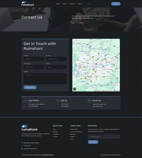 Rumahuni - Real Estate & Property Elementor